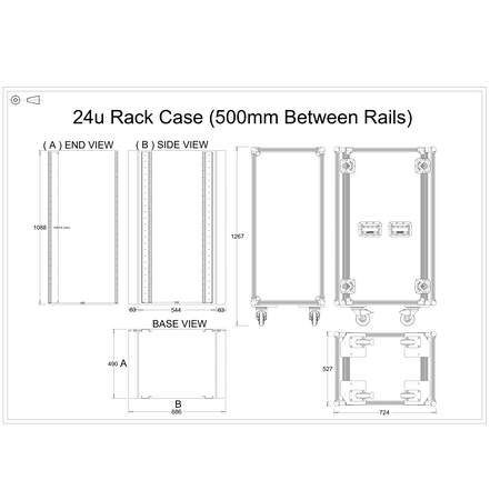 24u Rack Case Flight Case